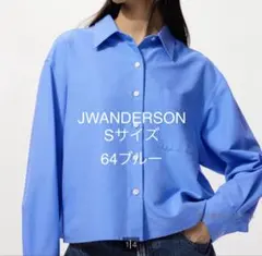 【美品】UNIQLO オックスフォードシャツ　64ブルー　Sサイズ