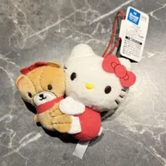 ハローキティ　カラフルペアマスコット　タイニーチャム　レッド