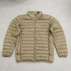 ユニクロ メンズ ウルトラライトダウンジャケット サイズM ベージュ系