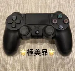 【美品】 SONY PS4コントローラー純正ブラック CUH-ZCT2J