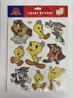 ルーニー・テューンズ Tweety/トゥイーティ ホログラムシール ステッカー