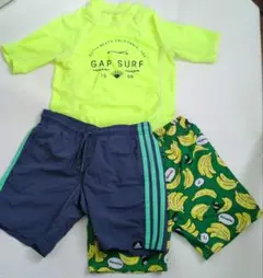 水着まとめ売り　男児　110 GAP　adidas　西松屋