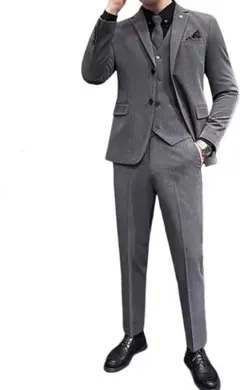 グレースーツ　ジャケット・パンツセット Lサイズ　TU699