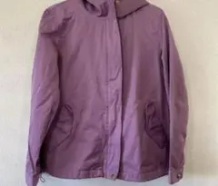 VIS 紫色 フード付き マウンテンパーカー