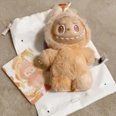 ラブブ　POP MART THE MONSTERS ぬいぐるみ オレンジ