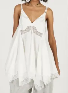 PRANK PROJECTレースヘムボリュームチュニック レースキャミワンピ