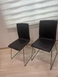 廃盤IKEA イケア / BERNHARD ベルナード チェア 2脚椅子セット黒