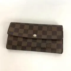 LOUIS VUITTON ルイヴィトン ポルトフォイユサラ ダミエ 長財布 - メルカリ