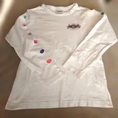 130 GU　ハリー・ポッター　ハニーデュークス　長袖カットソー　白　ロンT