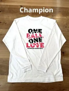 チャンピオン　長袖Tシャツ　バスケウェア