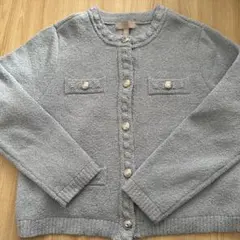 H&M テクスチャードニットカーディガン