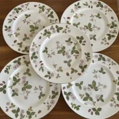 Wedgwood Wild Strawberry 皿 5枚セット