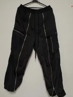 ANEI/定価5.5万 24ss フライトパンツ ジップPT ブラック 3 2026年最新】ANEI カラー：ブラック系 メンズ ワークパンツ・カーゴ