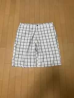 90s 希少 Dickies チェック ショーツ 膝下丈 シティーボーイ W36