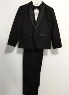 タキシード 120cm　フォーマル　スーツ　5点セット 　男の子　キッズ
