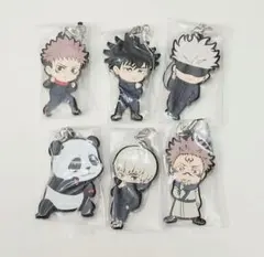 呪術廻戦 ラバーストラップ 6つセット