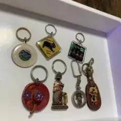 観光地デザイン キーホルダー 7個セット