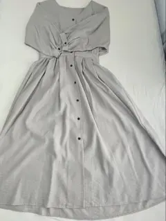 【Sonny Label 】ベージュ　ボタン付き ロングワンピース