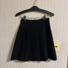 プリーツ ミニスカート ブラック Ｓサイズ