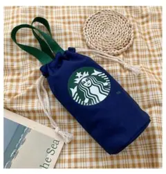 海外スターバックス Starbucks 水筒タンブラーカバー ネイビー