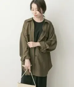 新品未使用タグ付★ F by ROSSO　リネンCPOジャケットのサムネイル