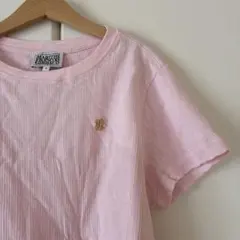 MARITHE FRANCOIS GIRBAUD ロゴTシャツ ピンク Sのサムネイル
