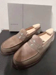 美品　J.M.WESTON 180スウェードコンビローファー　　23cmのサムネイル