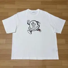 020 【美品】モンクレール ビッグワッペン Lサイズ Tシャツ 白 - メルカリ