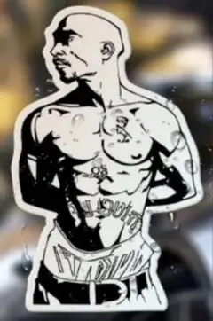 マカベリ 防水ステッカー 2PAC 西海岸 HIPHOP アメリカン雑貨