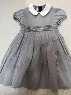 familia 襟付きグレー ワンピース