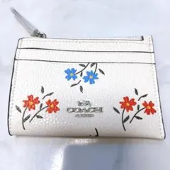 COACH コーチ 花柄 フローラル ケース パスケース 定期入れ カードケース