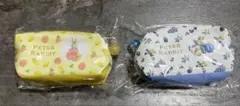 新品未使用 ピーターラビット ぷちポーチ 2色セット 小物入れ タグ付き　m4c