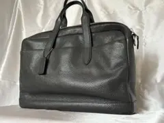 COACH コーチ メンズ ビジネスバッグ レザー グレーのサムネイル