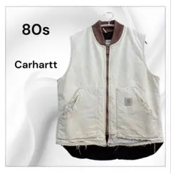 80s Carhartt カーハート ダックベスト TALL USA製 ボロのサムネイル