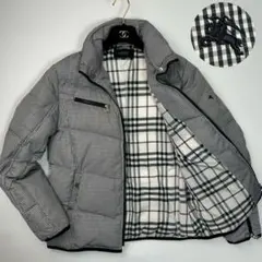 美品✨ BURBBRY BLACK LABEL ダウンジャケット ホースロゴ