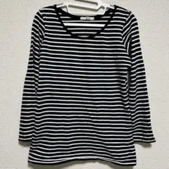 ニコアンド ボーダーロンT