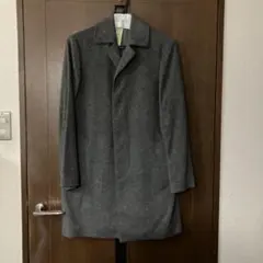 エディフィス　グレー ステンカラーコート ウールカシミヤ