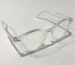 美品 ユニセックス 男女兼用 ボストン クリアサングラス クリアメガネ おしゃれ