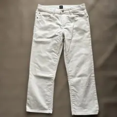 GAPホワイトデニムロングパンツ160