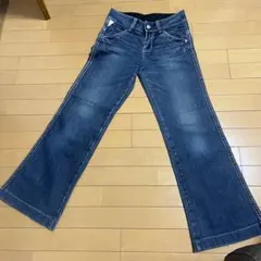 フレアジーンズ ダークブルー　BRAPPERS レディース