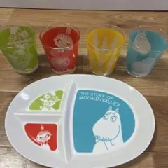 ムーミングラス、プレートセット