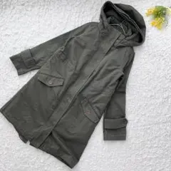 ロペ　モッズコート　S ロング丈　ファー　ライナー取り外し可　3way カーキ