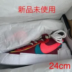 NIKE sacai kaws ブレーザー LOW 24cm レッド カウズ