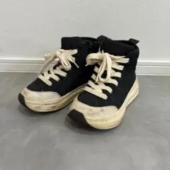 ZARA ザラ　zar kids スニーカー　ハイカットスニーカー 黒