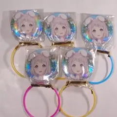 未開封 学マス GiGOコラボ オーロラ缶バッジ 葛城リーリヤ5点セット