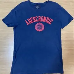 Abercrombie & Fitch ネイビー Tシャツ S アバクロ