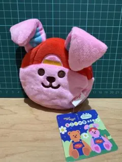 折れ耳うさぎ マスコット ぬいぐるみ キーホルダー 3種 ウサギ