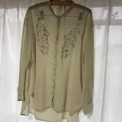 Ciaopanic 刺繍　シースルーシャツ　美品