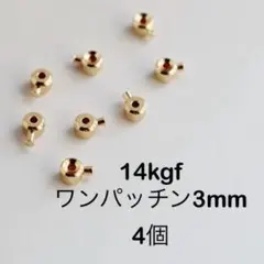14kgfワンパッチン3mm 4個