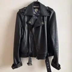 サイラス　レザージャケット　レディース　M ライダース　羊革